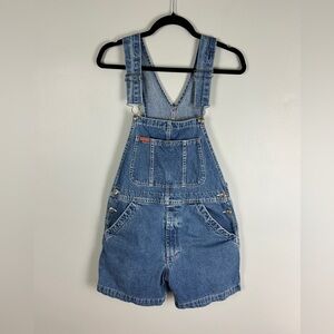 Vintage‎ Ikeda 90s Denim Short Overalls Women's Small Blue Grunge  Casual Baggy